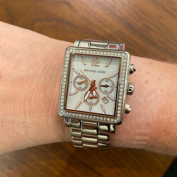 Michael Kors Silver Watch main image 5